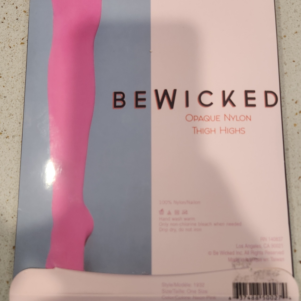 Bewicked Pink Thigh Highs